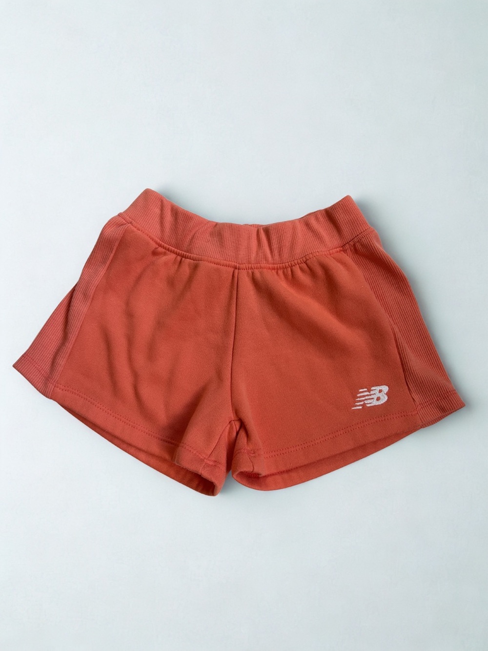 New Balance Girls Coral-Orange Athletic Shorts Size 7-8
